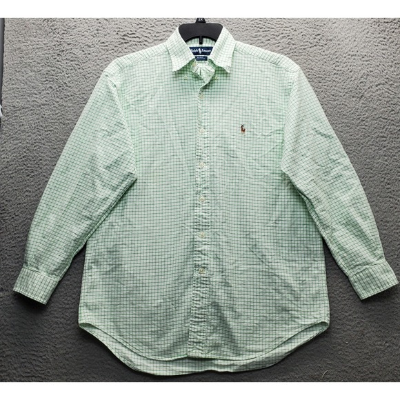 Ralph Lauren Blake Shirt Mens Medium Multicolor Check Flesh Pony Button Down - Picture 1 of 9